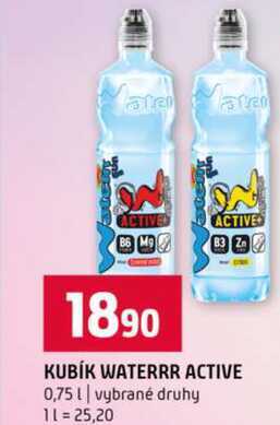 KUBÍK WATERRR ACTIVE 0,75 l