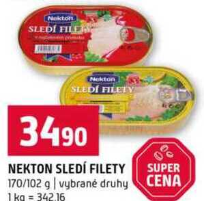 NEKTON SLEDí FILETY 170/102 g