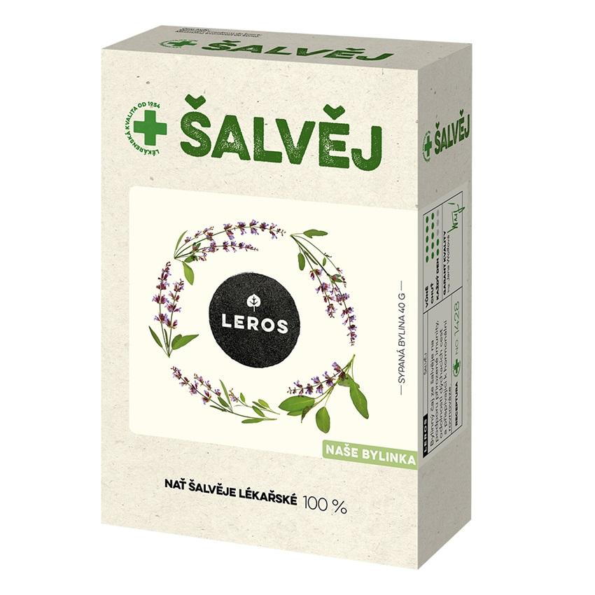 Leros Šalvěj bylinný sypaný čaj 40g