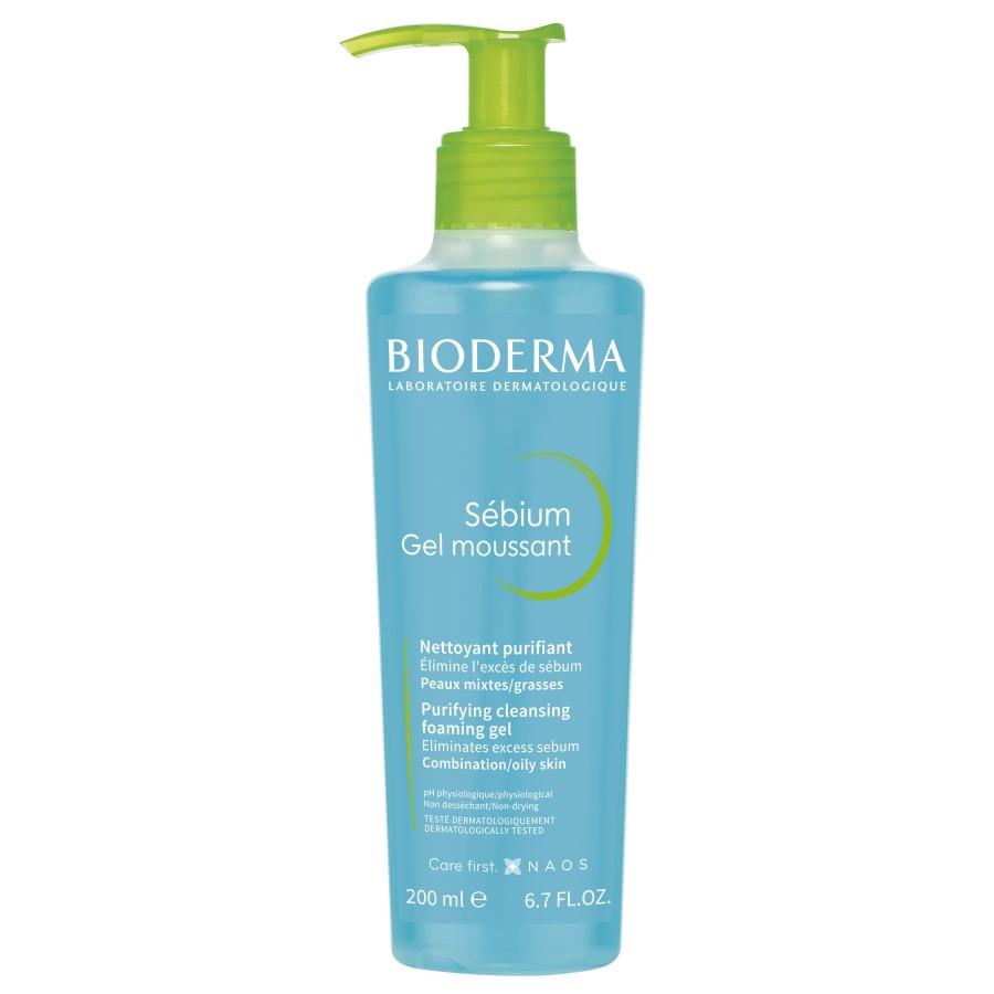 Bioderma Sébium Gel Moussant S Pumpou 200ml