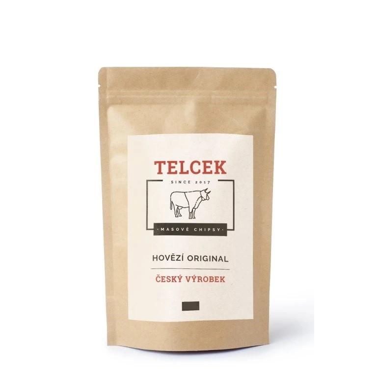 Telcek Masové hovězí chipsy chilli 80g