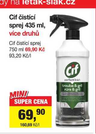 Cif čistící sprej 435 ml, více druhů 