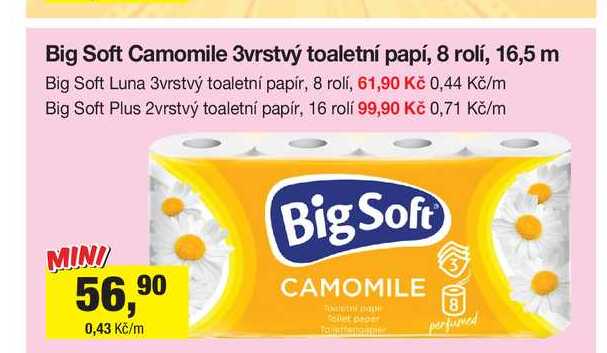 Big Soft Luna toaletní papír 8 rolí
