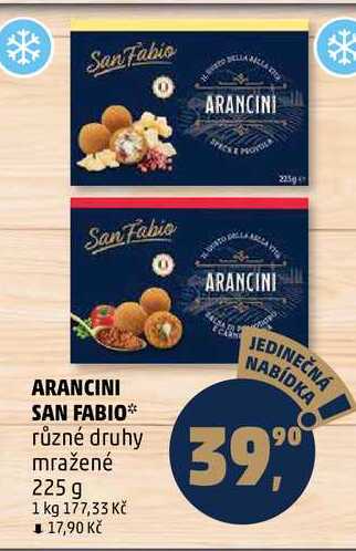 ARANCINI SAN FABIO, 225 g 