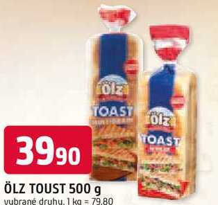 ÖLZ TOUST 500 g 
