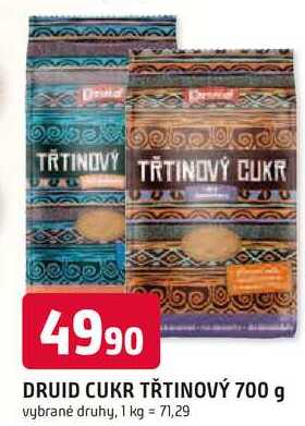 DRUID CUKR TŘTINOVÝ 700 g 