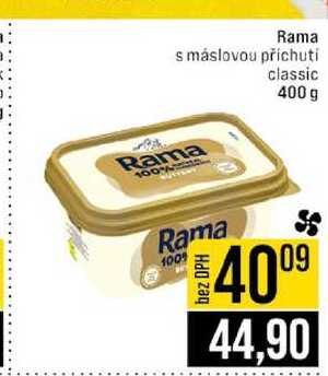 Rama s máslovou příchutí classic 400 g 