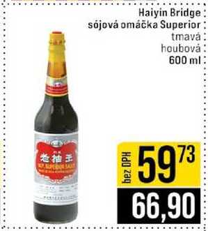 Haiyin Bridge sójová omáčka Superior 600 ml