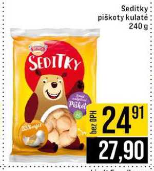 Sedita Seditky piškoty kulaté 240 g