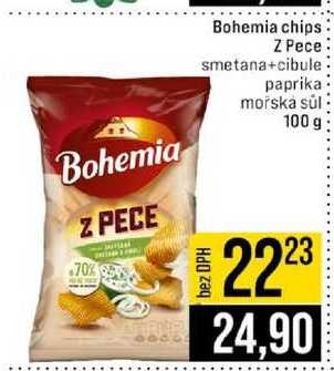 Bohemia chips Z Pece 100 g 
