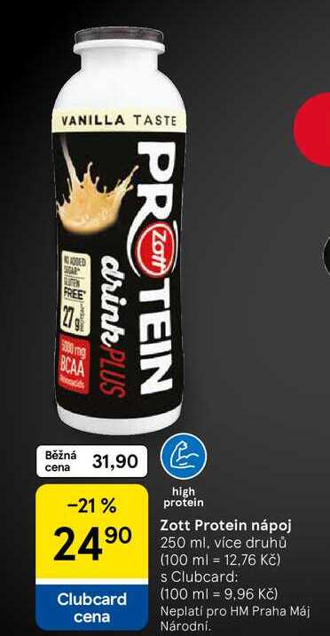 Zott Protein nápoj, 250 ml 