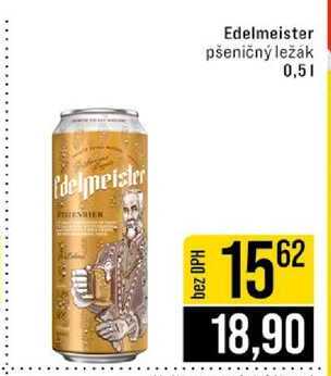 Edelmeister pšeničný ležák plech 0,5 l