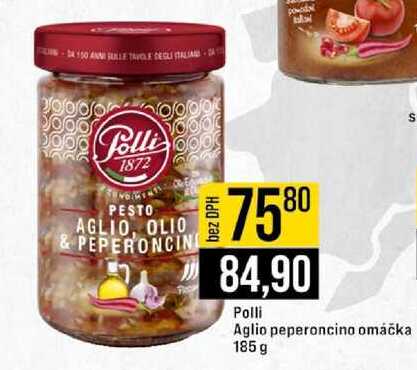 Polli Aglio peperoncino omáčka 185g S 