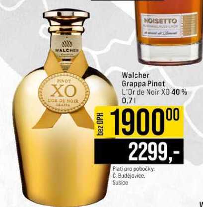 Walcher Grappa Pinot 0,7 l