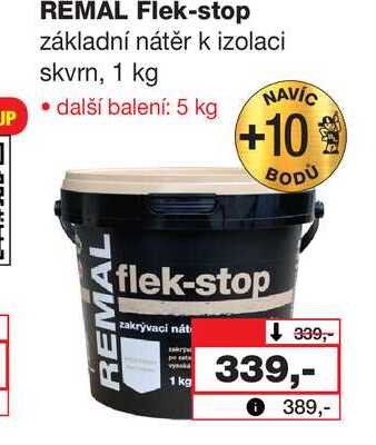 REMAL Flek-stop základní nátěr k izolaci skvrn, 1 kg