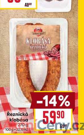 Řeznická klobása 270g