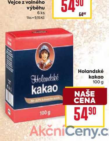 Holandské kakao Holandské kakao 100 g
