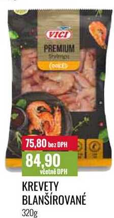 KREVETY BLANŠÍROVANÉ 320g