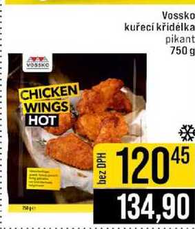 Vossko kuřecí křidélka 750 g