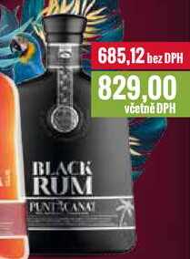 PUNTACANA Black rum 0,7l