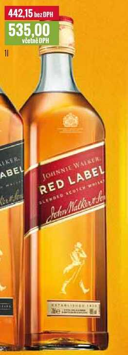 JOHNNIE WALKER RED LABEL 1l