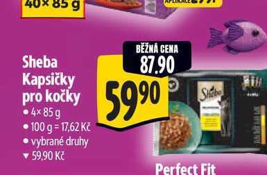   Sheba Kapsičky pro kočky  4×85g  