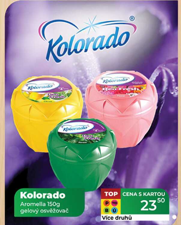 Kolorado Aromella 150g gelový osvěžovač 