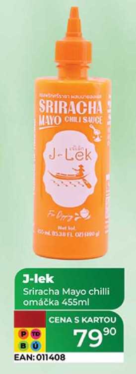 J-lek Sriracha Mayo chilli omáčka 455ml   