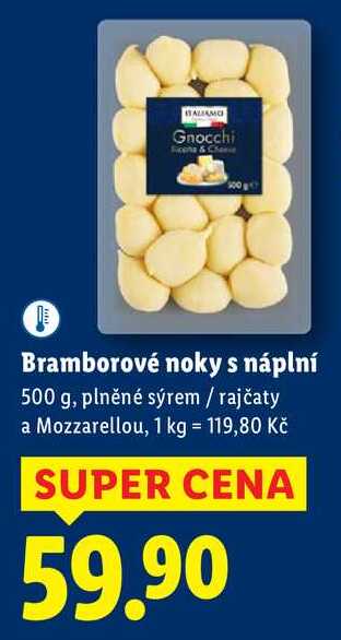 Bramborové noky s náplní, 500 g
