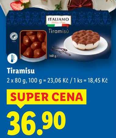 Tiramisu, 2x 80 g