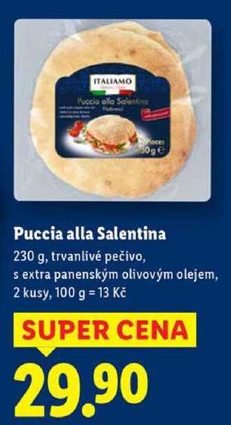 Puccia alla Salentina, 230 g
