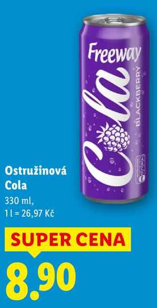 Ostružinová Cola, 330 ml