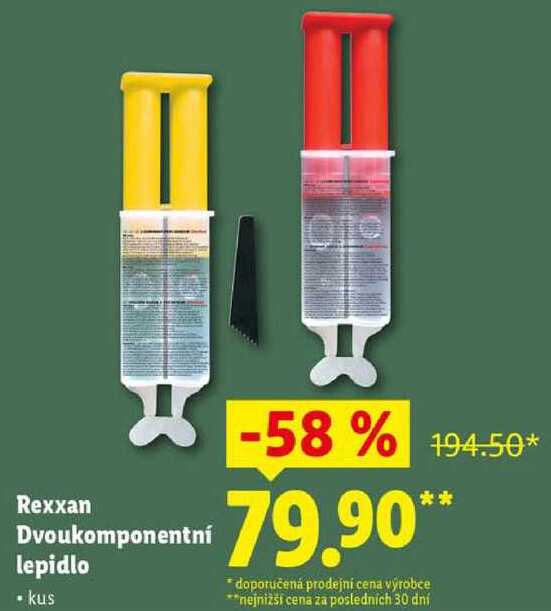 Rexxan Dvoukomponentní lepidlo 