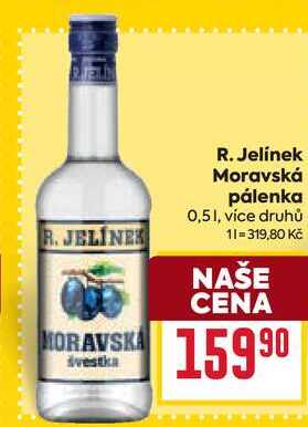 R. Jelínek Moravská pálenka 0,5l