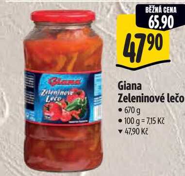 Giana Zeleninové lečo, 670 g 