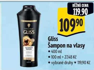 Gliss Šampon na vlasy, 400 ml