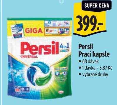 Persil Prací kapsle, 68 dávek