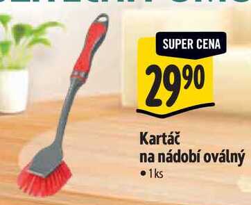 Kartáč na nádobí oválný 