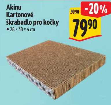 Akinu Kartonové škrabadlo pro kočky 