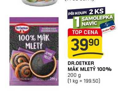 DR.OETKER MÁK MLETÝ 100% 200 g 