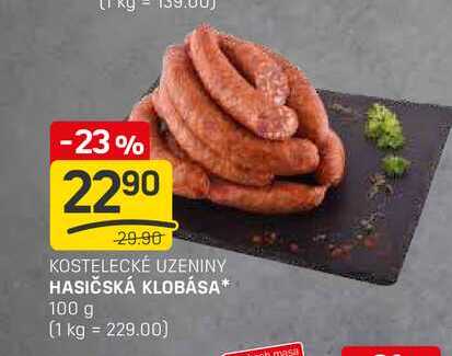 HASIČSKÁ KLOBÁSA 100 g