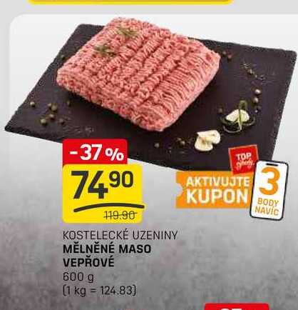 MĚLNĚNÉ MASO VEPŘOVÉ 600 g 