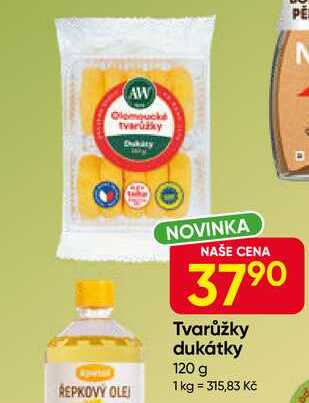 A.W. Tvarůžky dukátky 120 g
