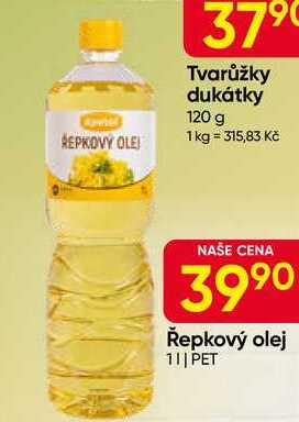 Řepkový olej 1l PET 