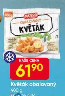 PAJERO Květák obalovaný 400 g 