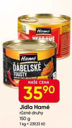 Hamé Ďábelské tousty směs na topinky 150g