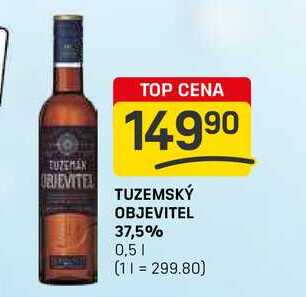 TUZEMSKÝ OBJEVITEL 37,5% 0,5l