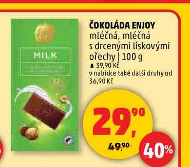 ČOKOLÁDA ENJOY, 100 g