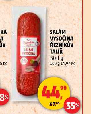 SALÁM VYSOČINA ŘEZNÍKŮV TALÍŘ, 300 g 