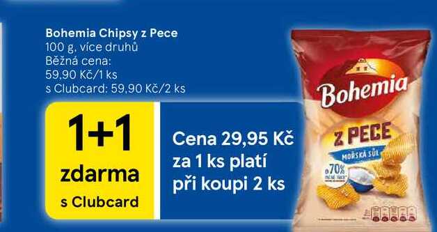 Bohemia Chipsy z Pece, 100 g, více druhů 